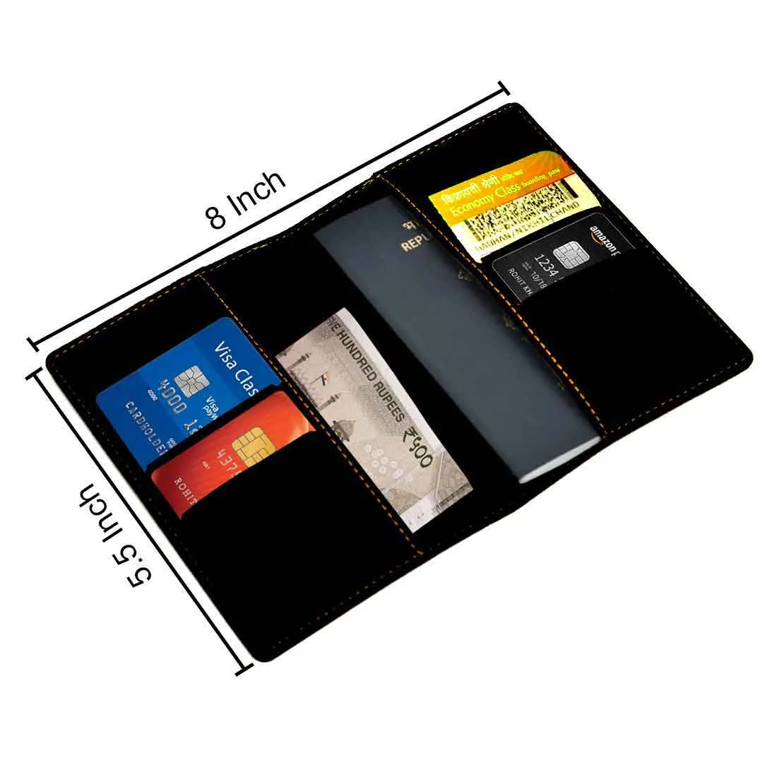 Customized Passport Holder Cover -  INDIAN PASSPORT STYLE