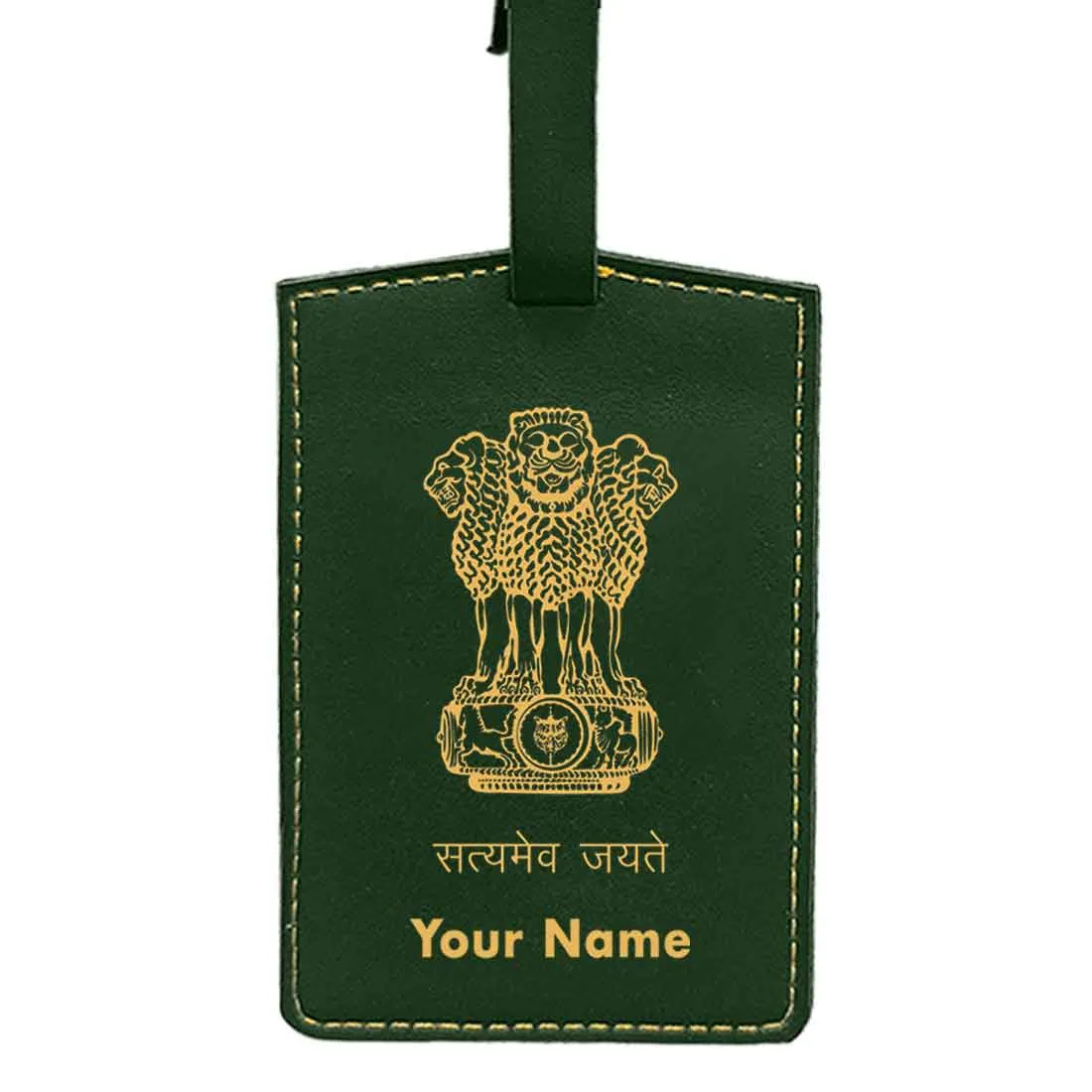 Customized Passport Holder Cover -  INDIAN PASSPORT STYLE