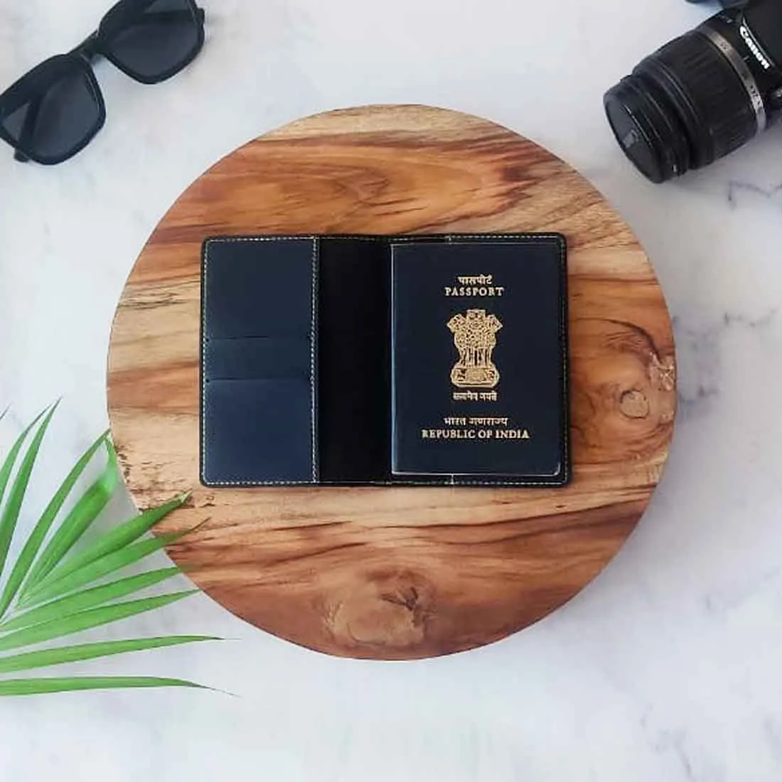 Customized Passport Holder Cover -  INDIAN PASSPORT STYLE