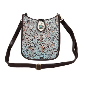 Delilah Creek Embossed Leather Bag