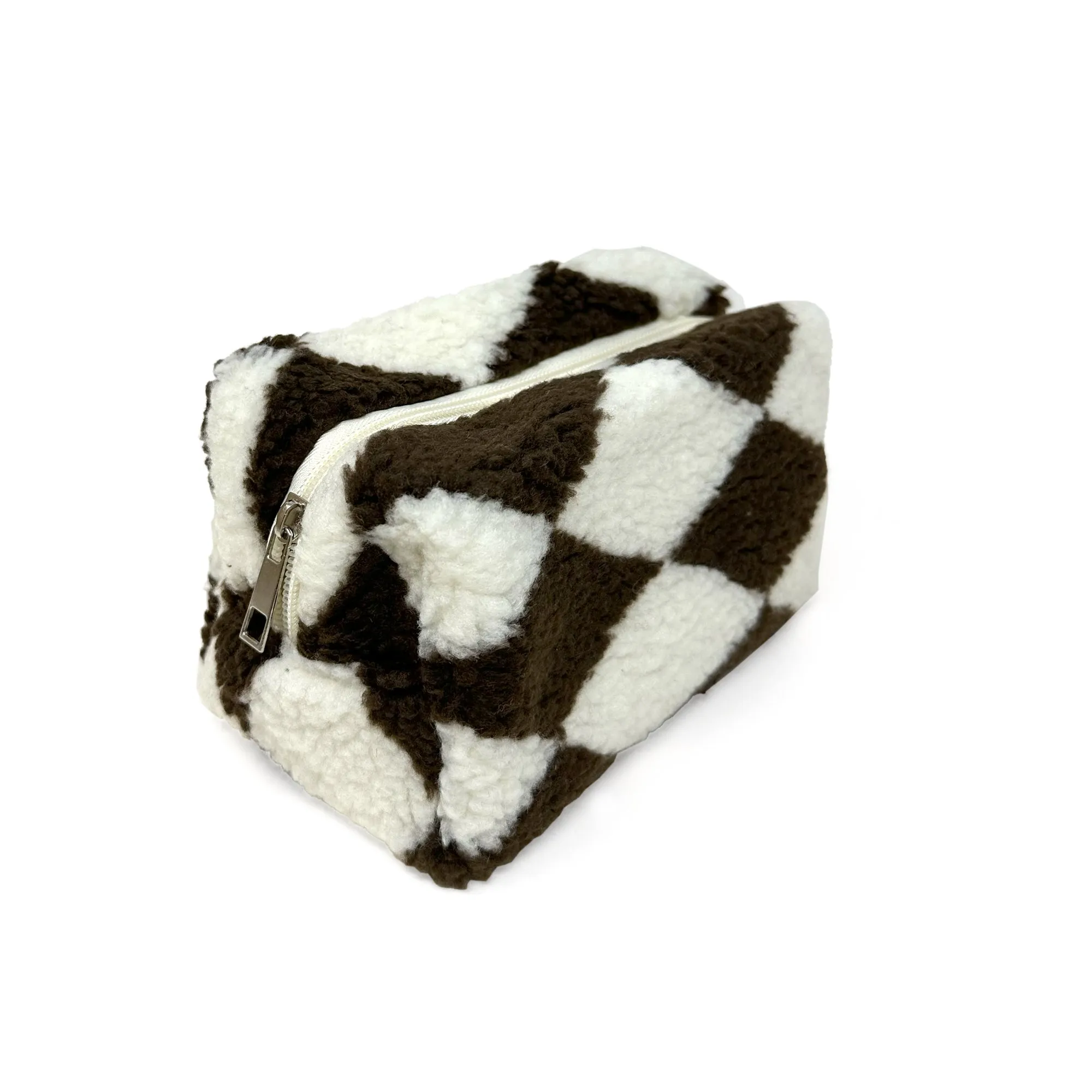 Diamond Fuzzy Makeup Bag