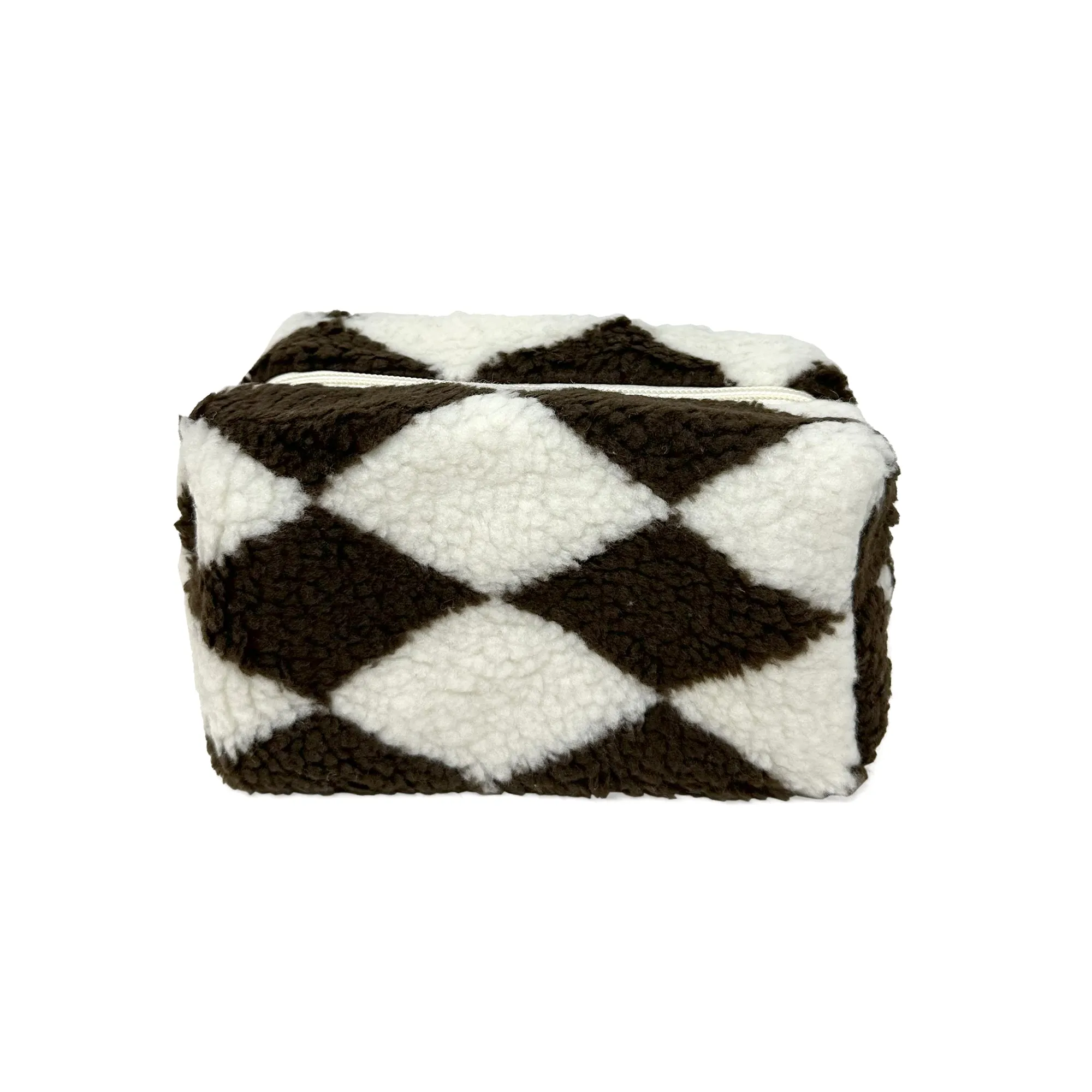 Diamond Fuzzy Makeup Bag