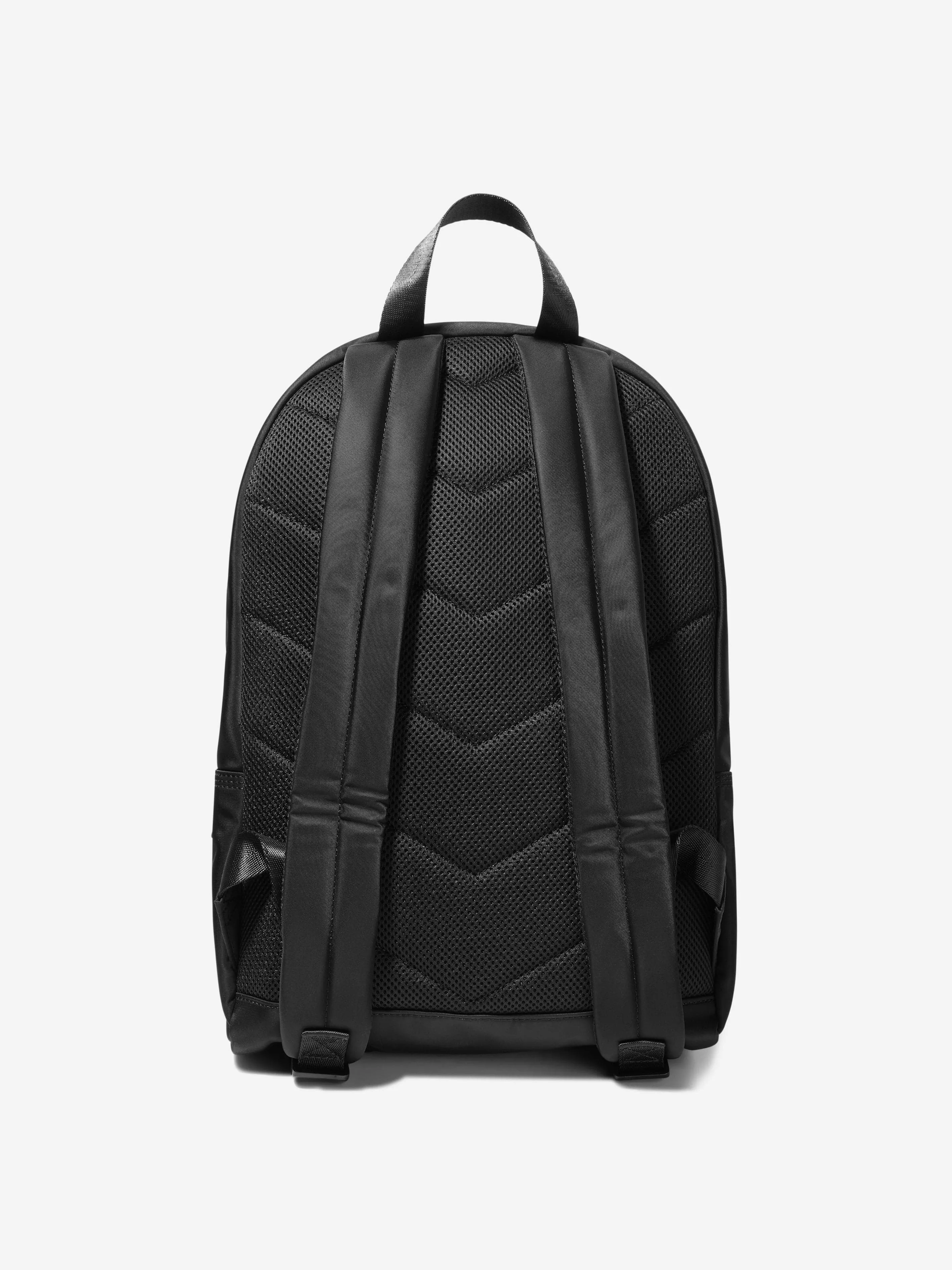 Diesel Kids Logo Print Backpack in Black