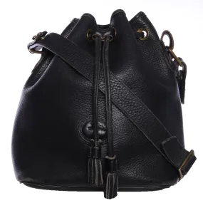 Dooney and Bourke Leather Bucket Drawstring Bag