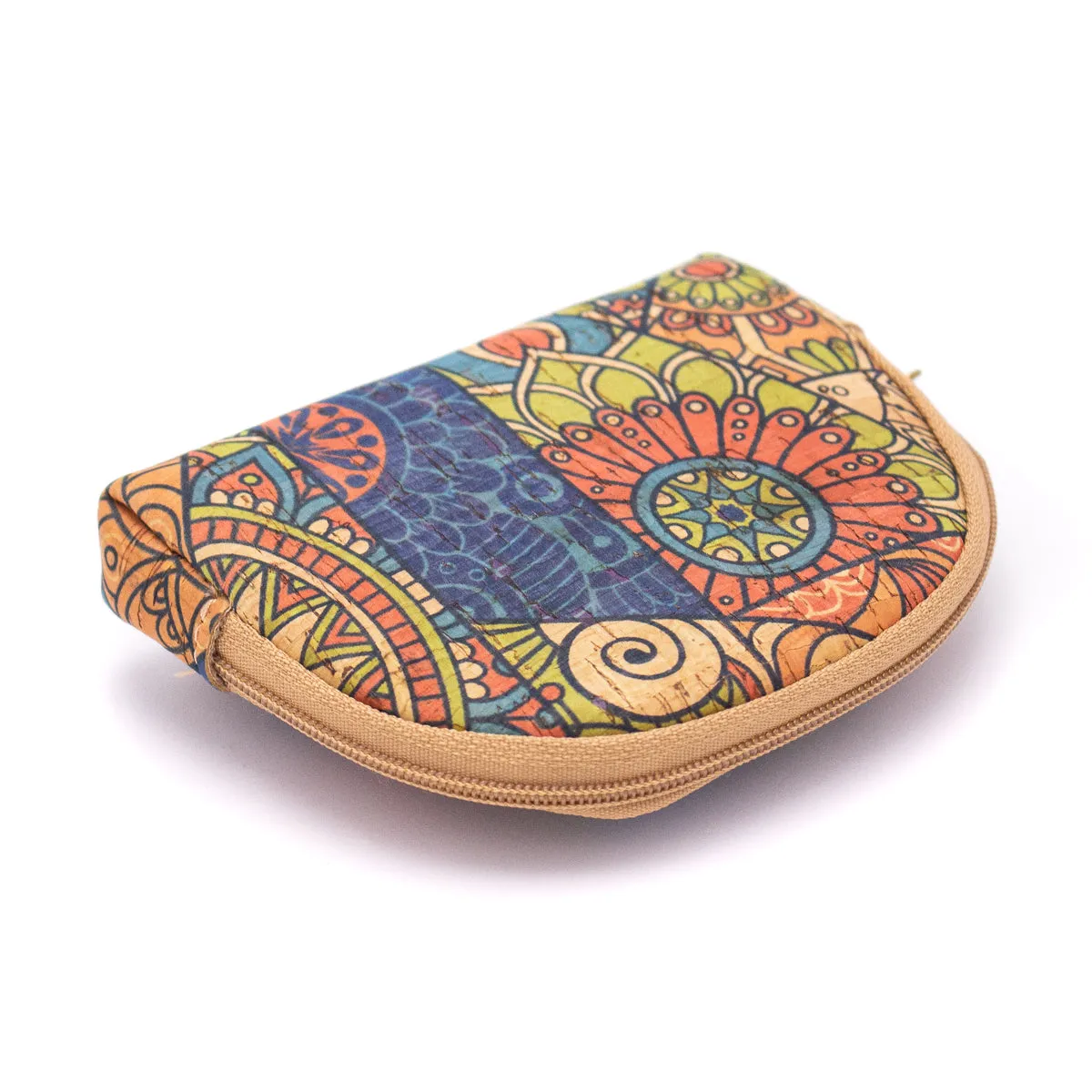 Elliptical Printed Cork Ladies' Coin Purse（10units）BAGD-120