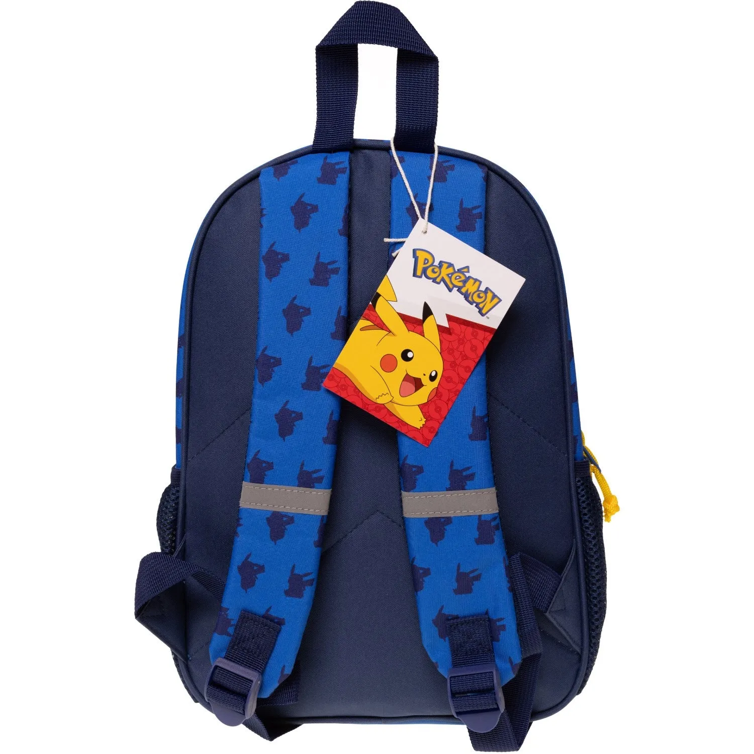 Euromic Pokémon Junior Backpack med 2 front lommer med Zipper And 2 lommer på siden i mesh