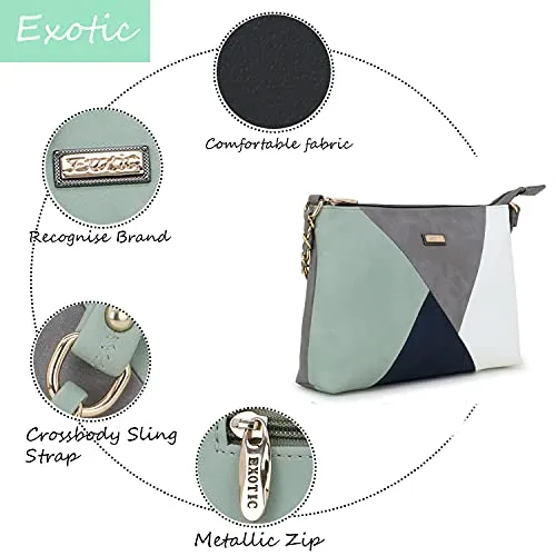 EXOTIC Women's Sling Bag (Grey)