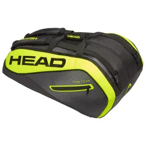 Extreme 12R Monstercombi Black and Neon Yellow Tennis Bag