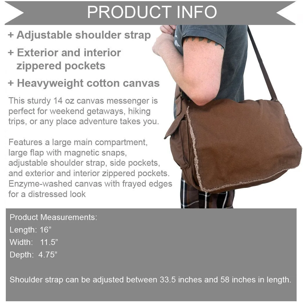 Female is an Adjective Messenger Bag