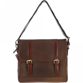 Fenland Cow Oily Leather Messenger Bag