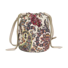 Floral Print Bucket Bag