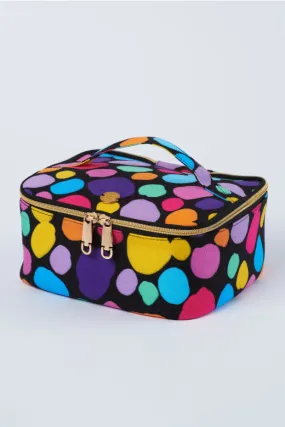 Fran Rainbow Pebble Spot Cosmetic Case