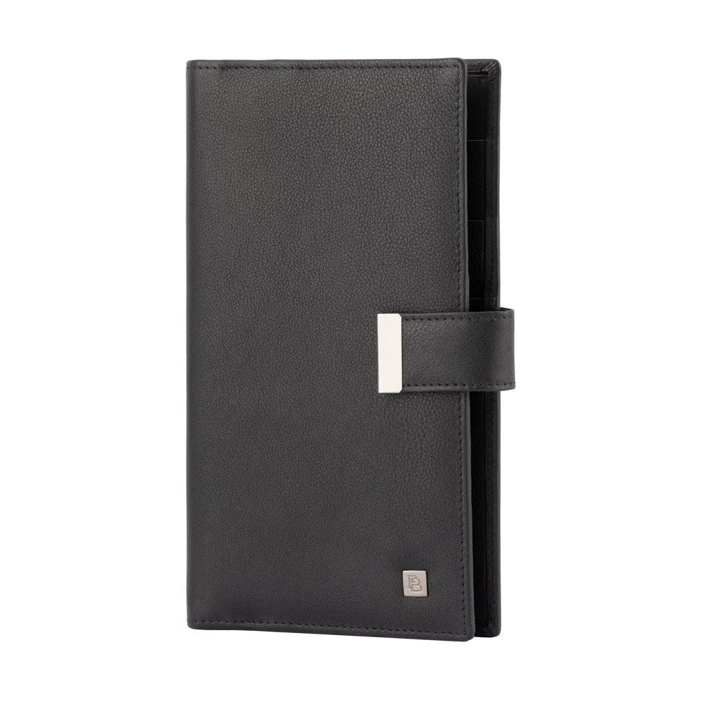 Franco Bonini - 23-01 Leather Family Passport holder - Black