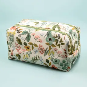 Garden Double Zip Makeup Bag