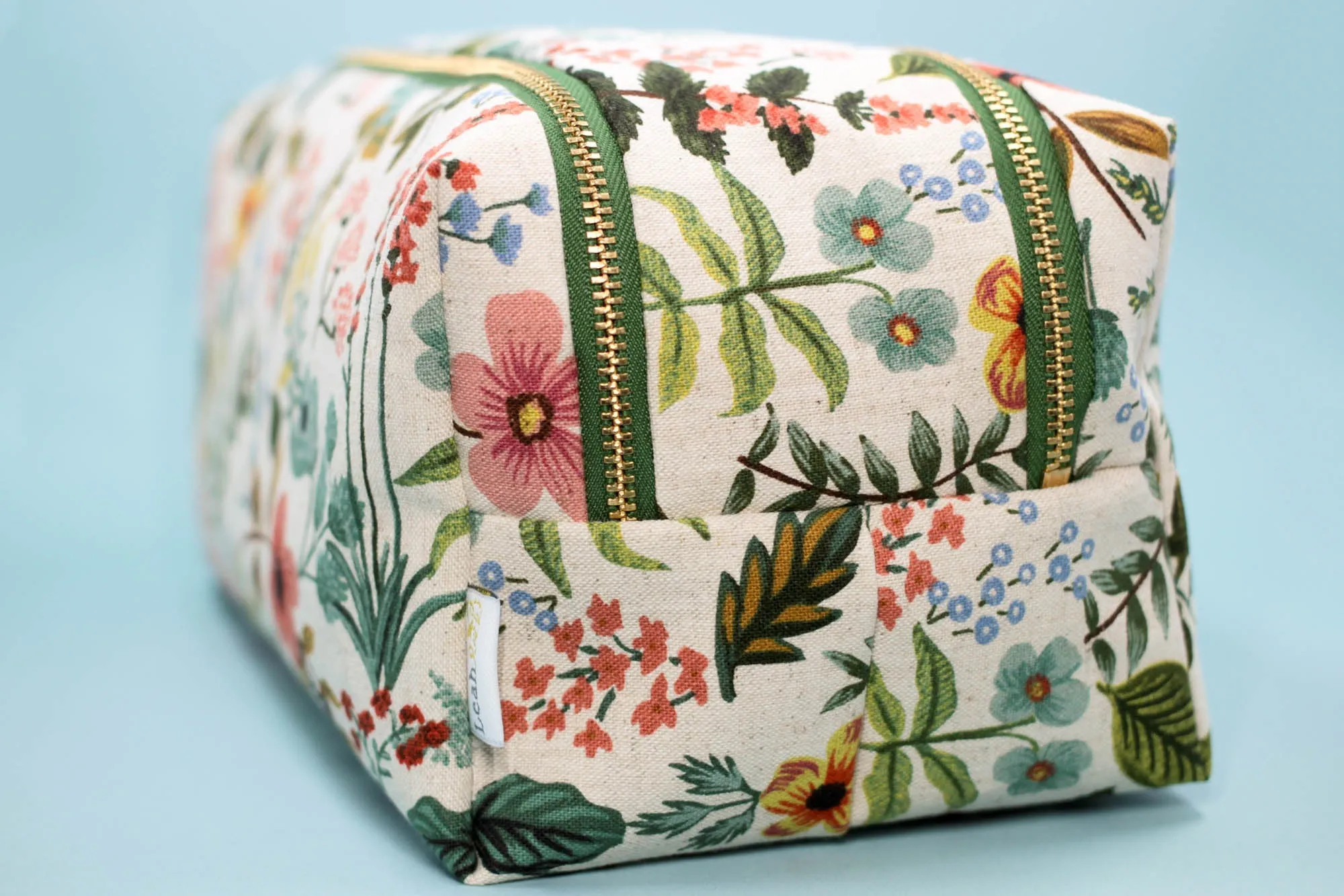 Garden Double Zip Makeup Bag