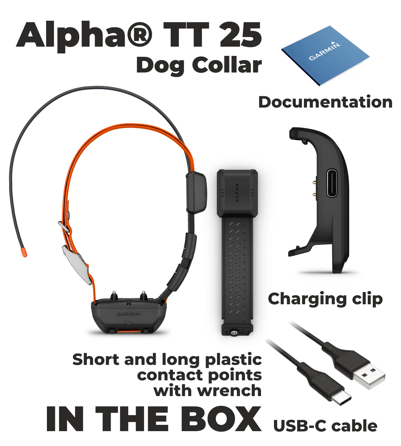 Garmin Alpha T 20 / TT 25 GPS Dog Tracking Collar