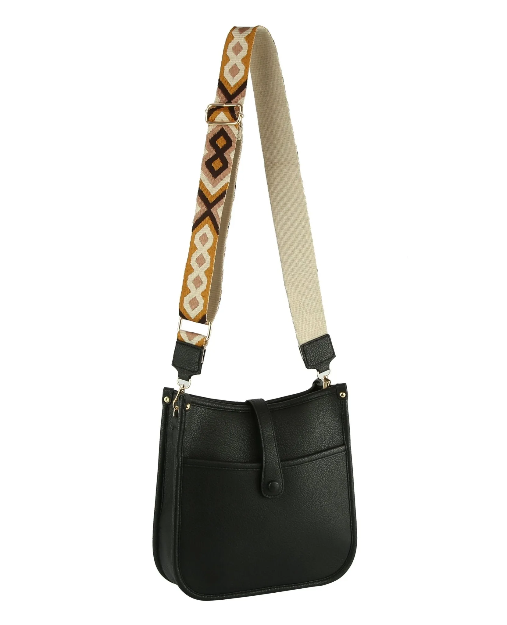 GL0069 Gigi Boho Crossbody With Guitar Strap