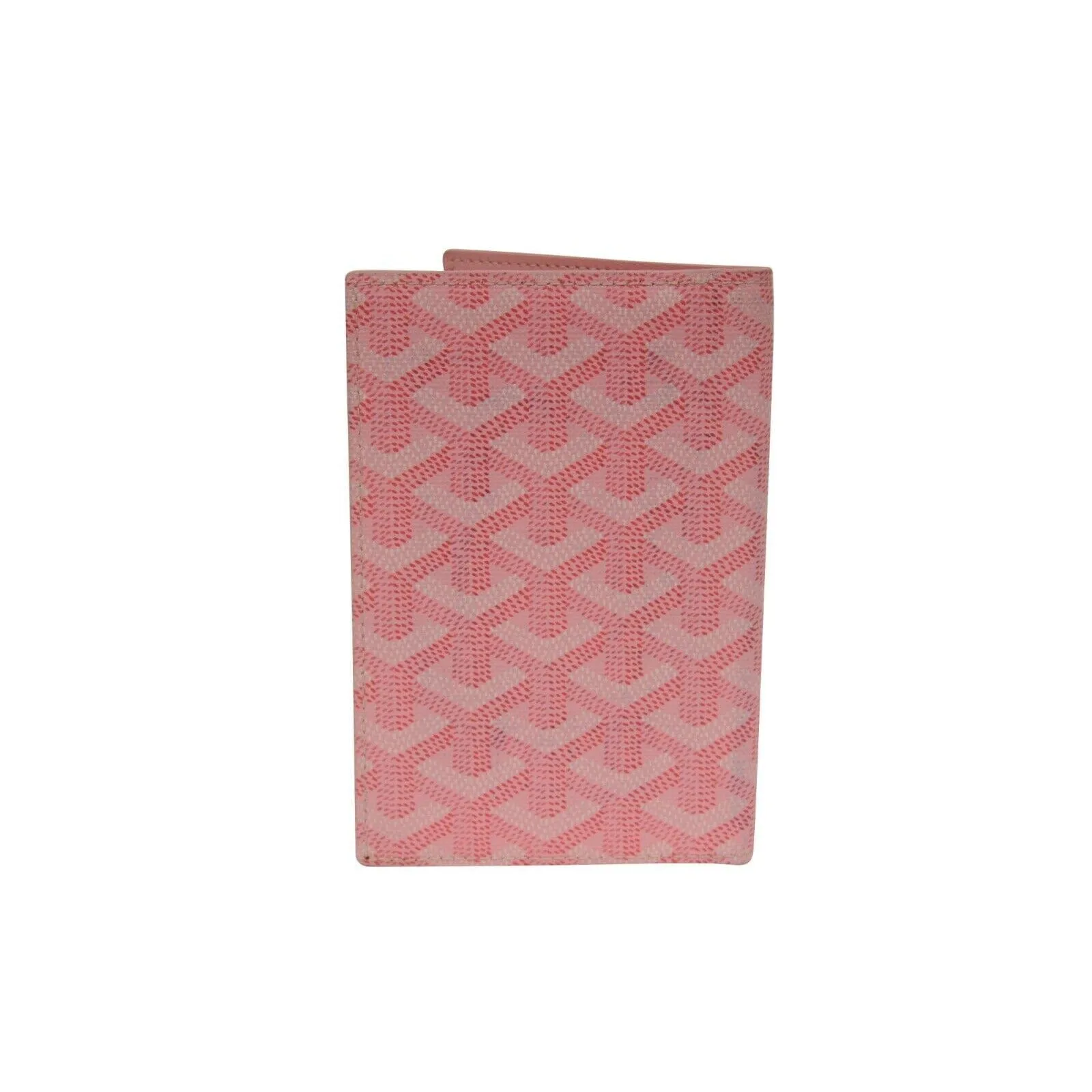 Goyard Grenelle Passport Holder Pink Travel Wallet I.D Card Money Holder File