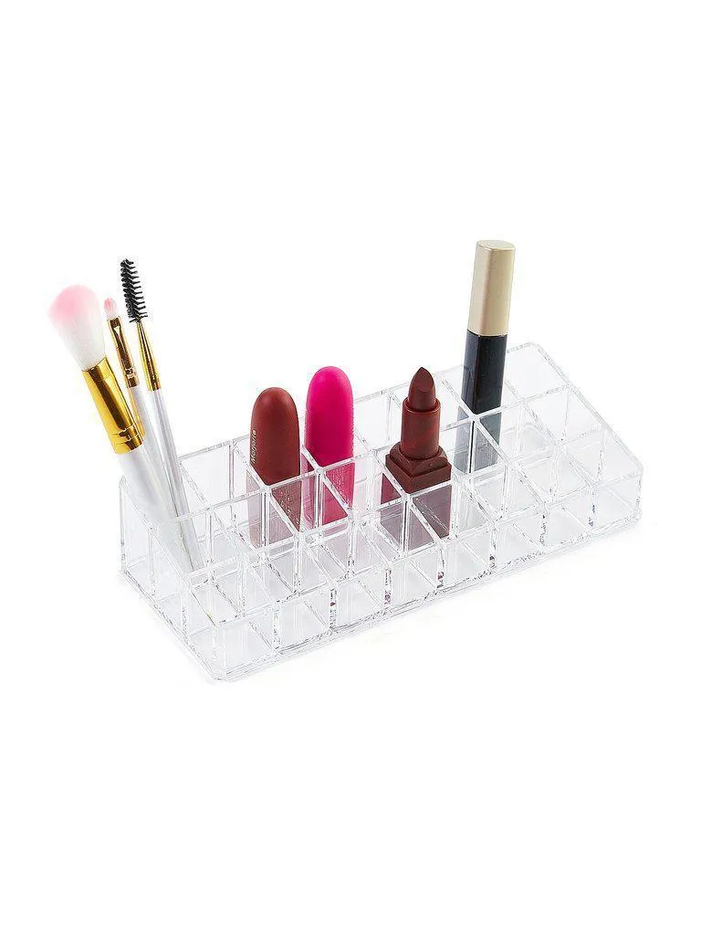 Grid Clear Makeup Organizer