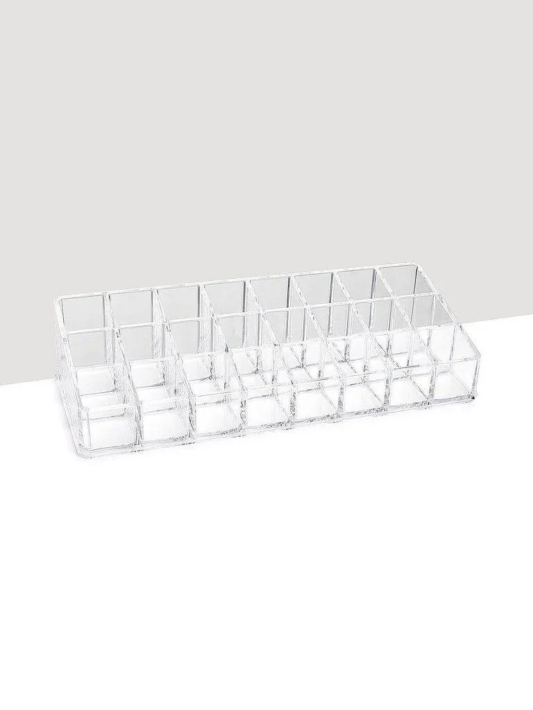 Grid Clear Makeup Organizer