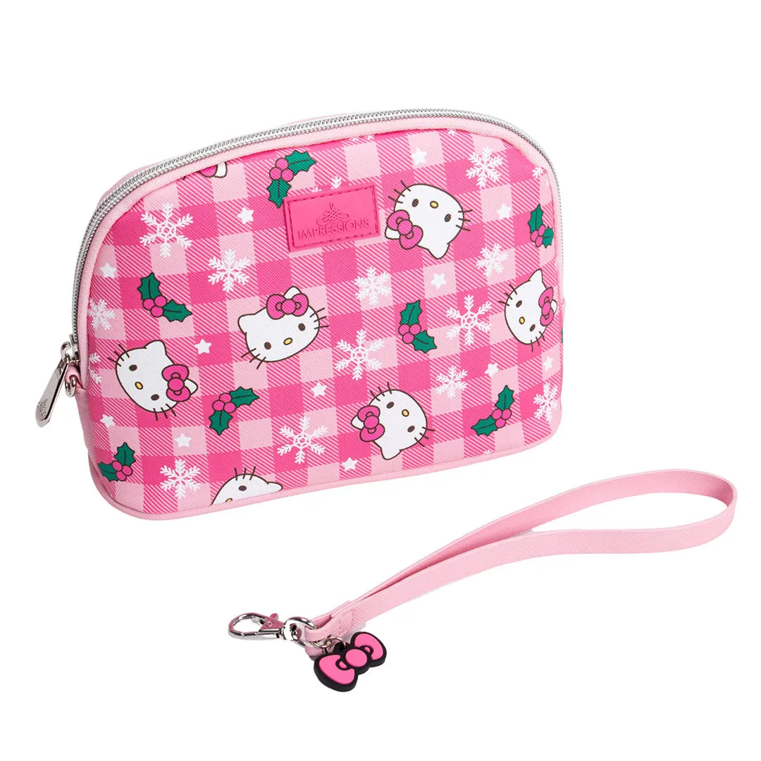 Hello Kitty® Gingham Arch Makeup Bag