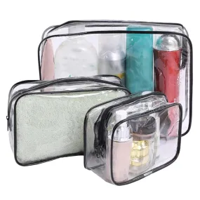 Home Travel Transparent Makeup Bag Toiletries Bag Bath Supplies Storage Bag Waterproof Travel Cosmetic Bag Wash Beauty Kit