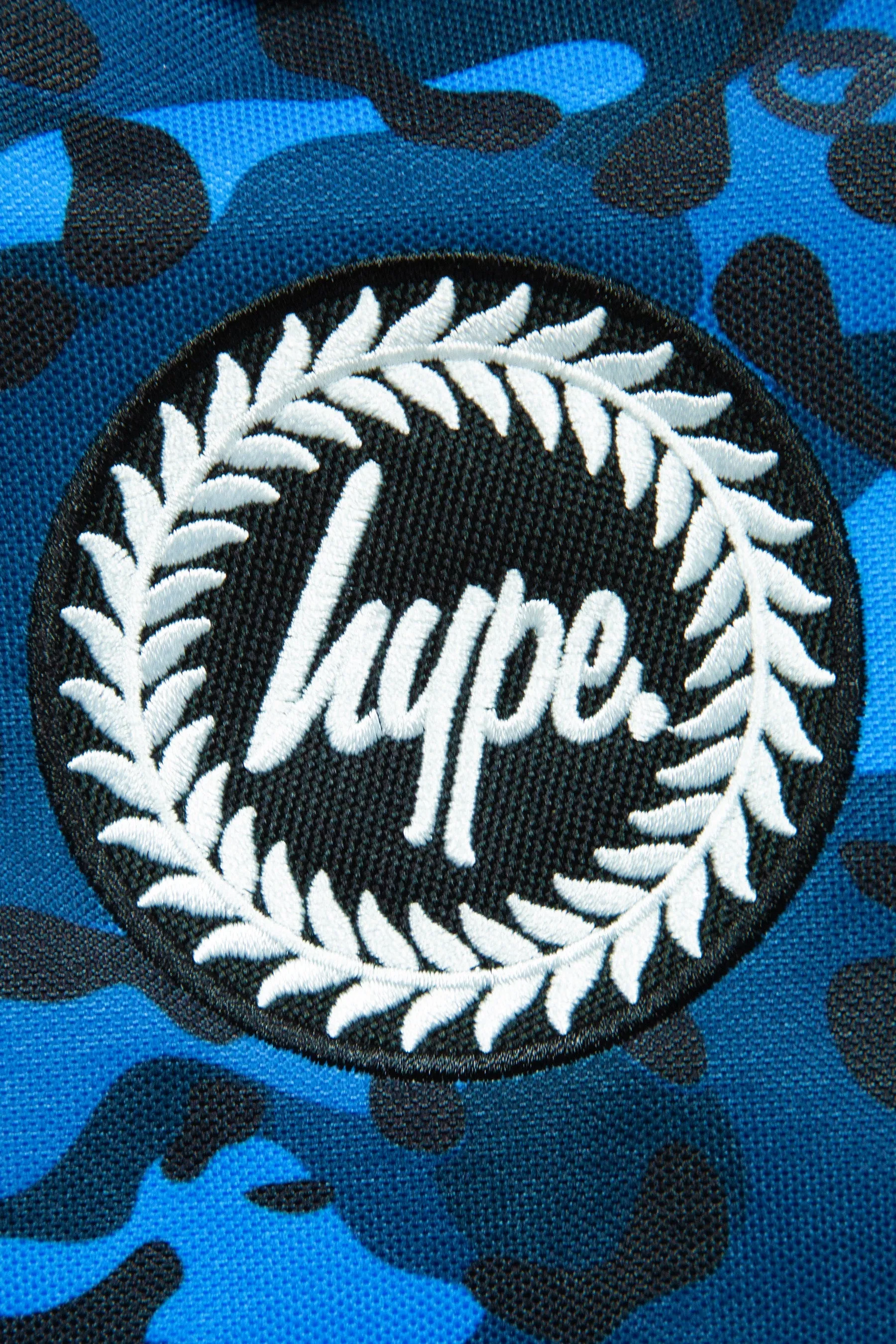 Hype Girls Iconic Blue Camo Leopard Print Backpack