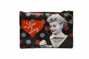 I Love Lucy: Black & Red Makeup Bag