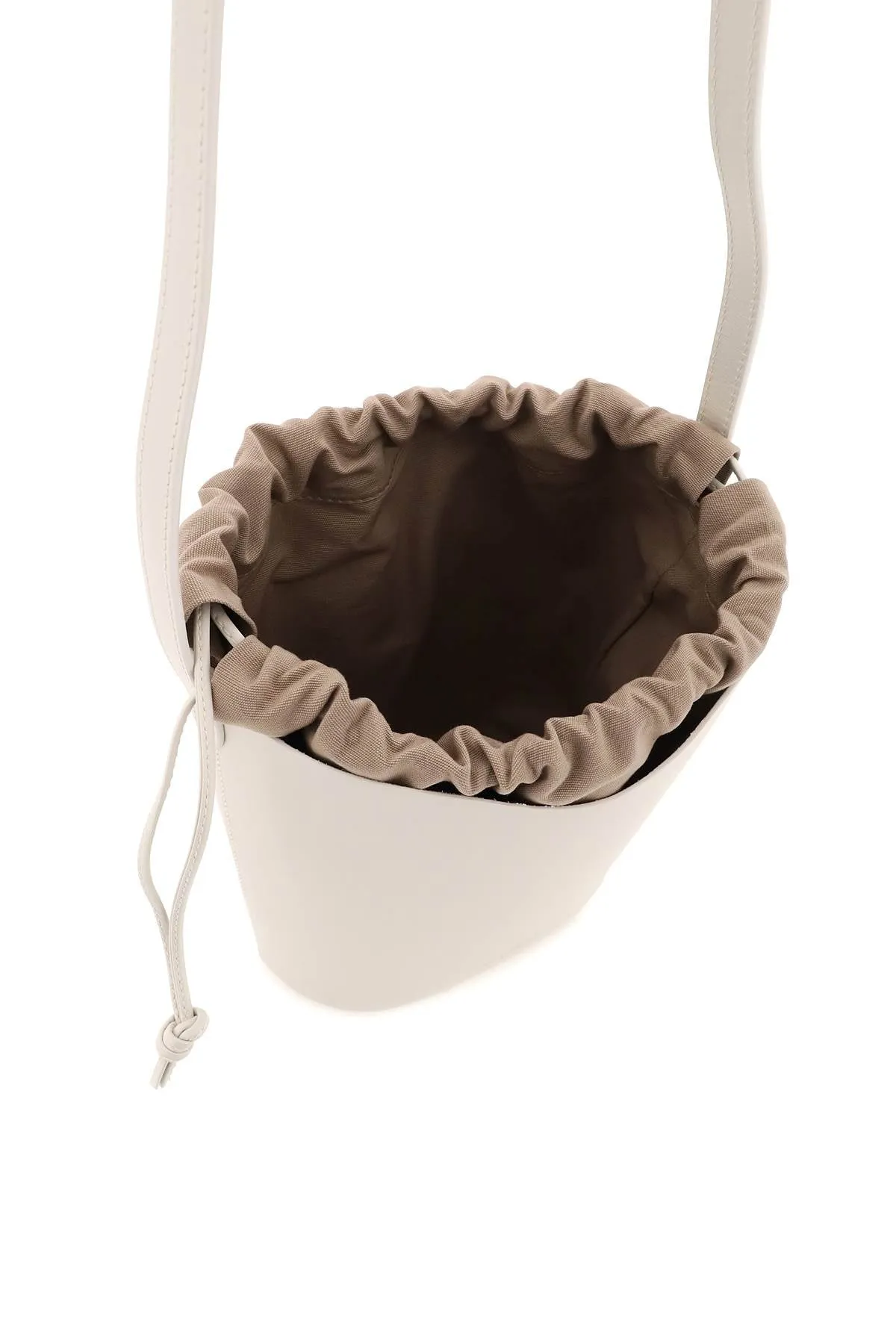 Il bisonte leather bucket bag