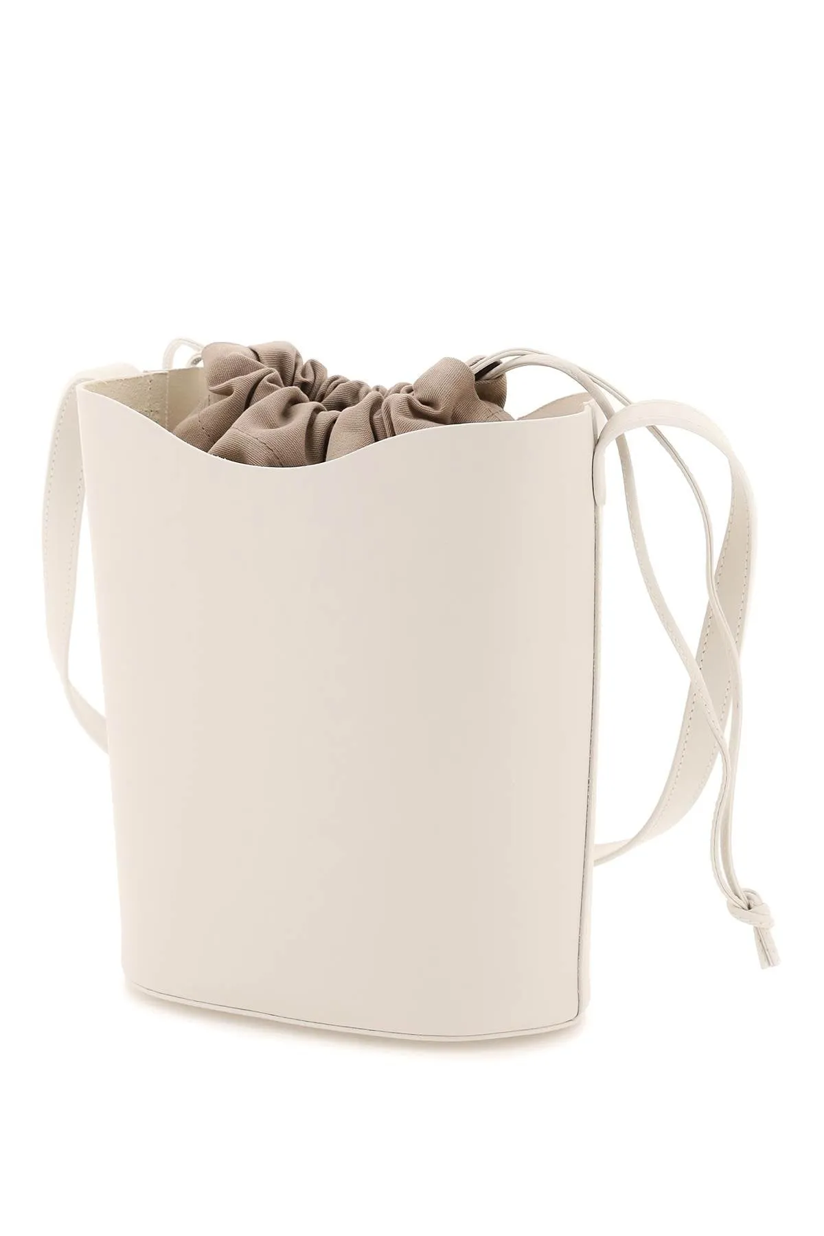 Il bisonte leather bucket bag