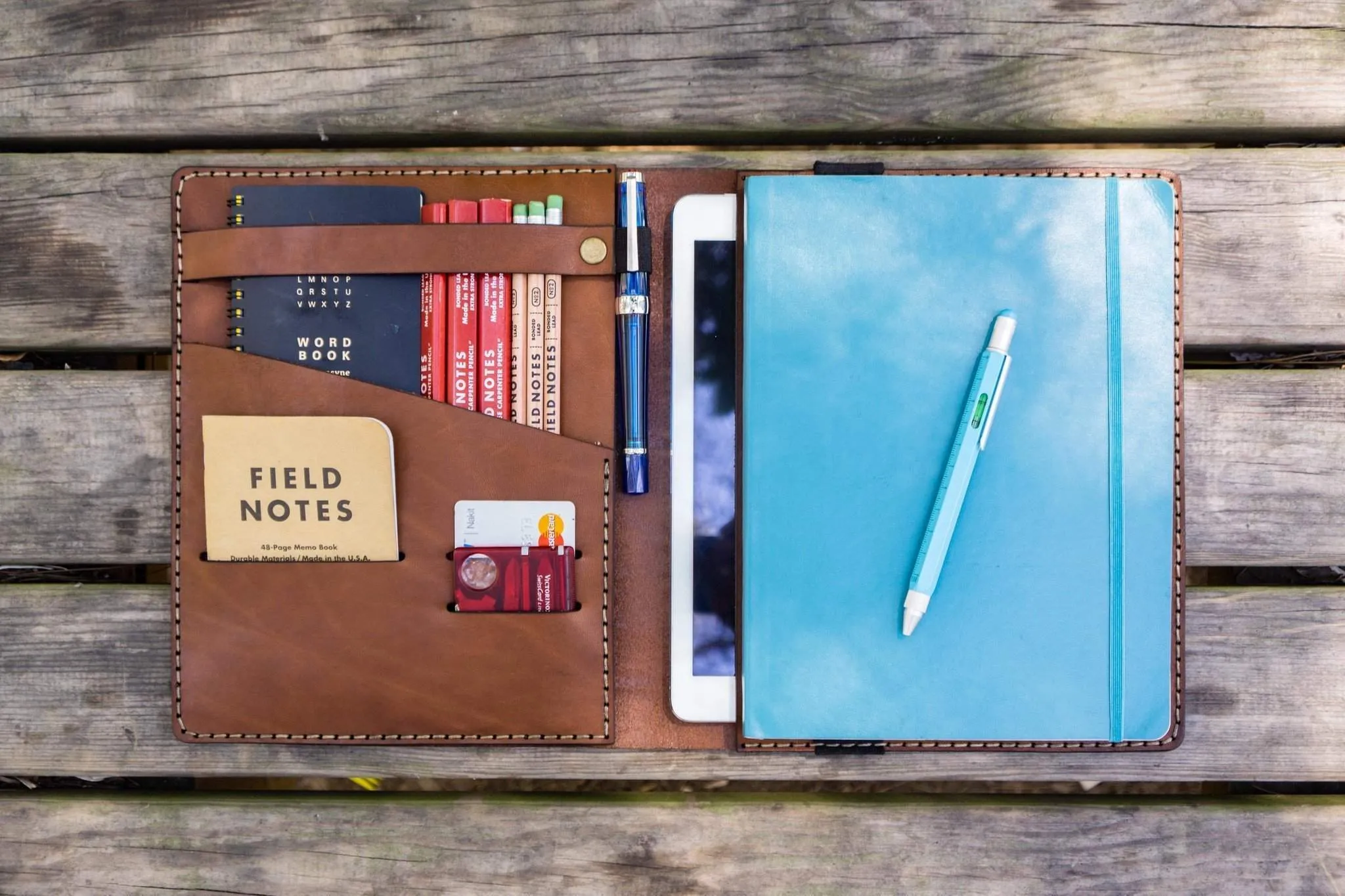 iPad Air/Pro & Extra Large Moleskine Cover - Brown