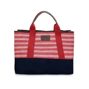 Jacquard Fabric Tote Bag - PRU1355