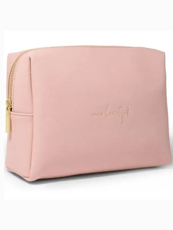 Katie Loxton Hello Beautiful Wash Bag Pink KLB1850