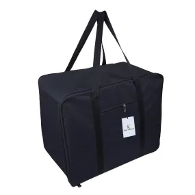 Kuber Industries Luggage Bag | Trolley Bags for Travel | Collapsible Luggage Bag | Travelling Bag | Trolley Bags for Suitcase | Lightweight Luggage Bag | 24 Inch | Pack of 4 | Navy Blue