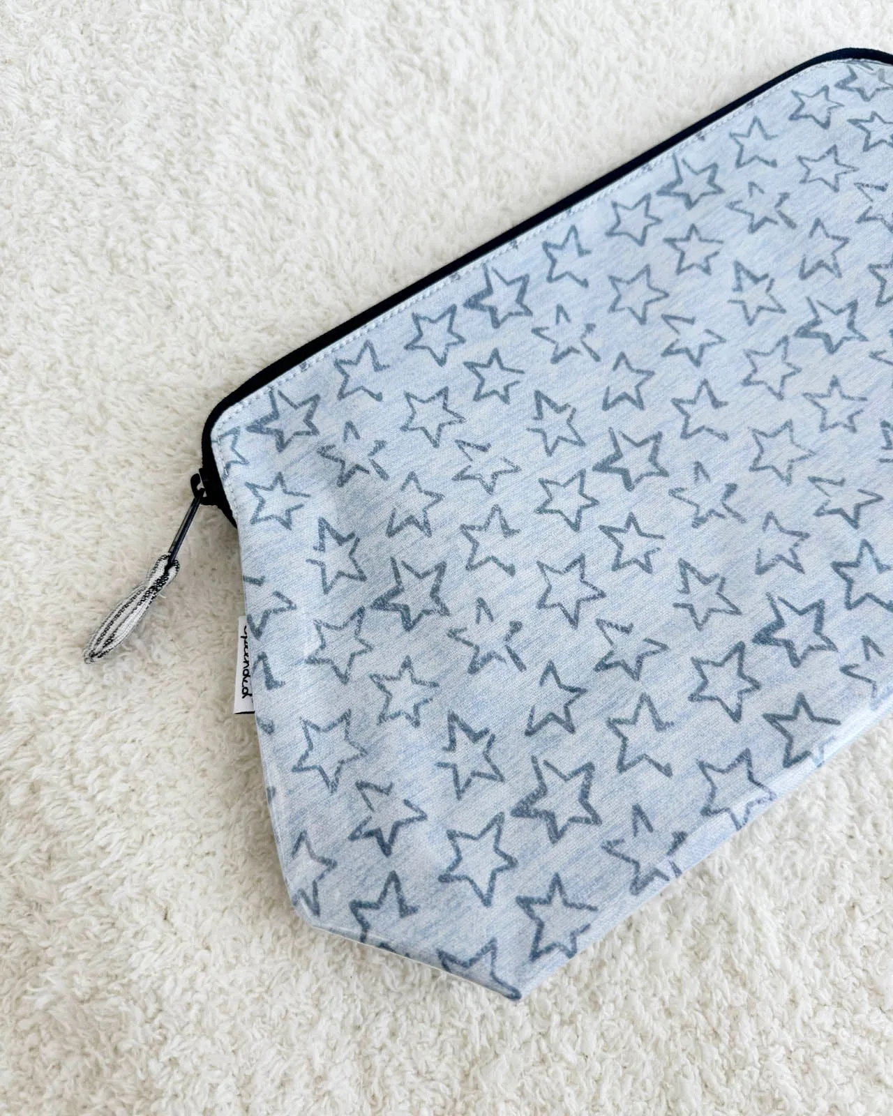 Large Outline Stars Makeup Bag