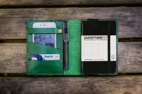 Leather Leuchtturm1917 A6 Notebook Cover - Green