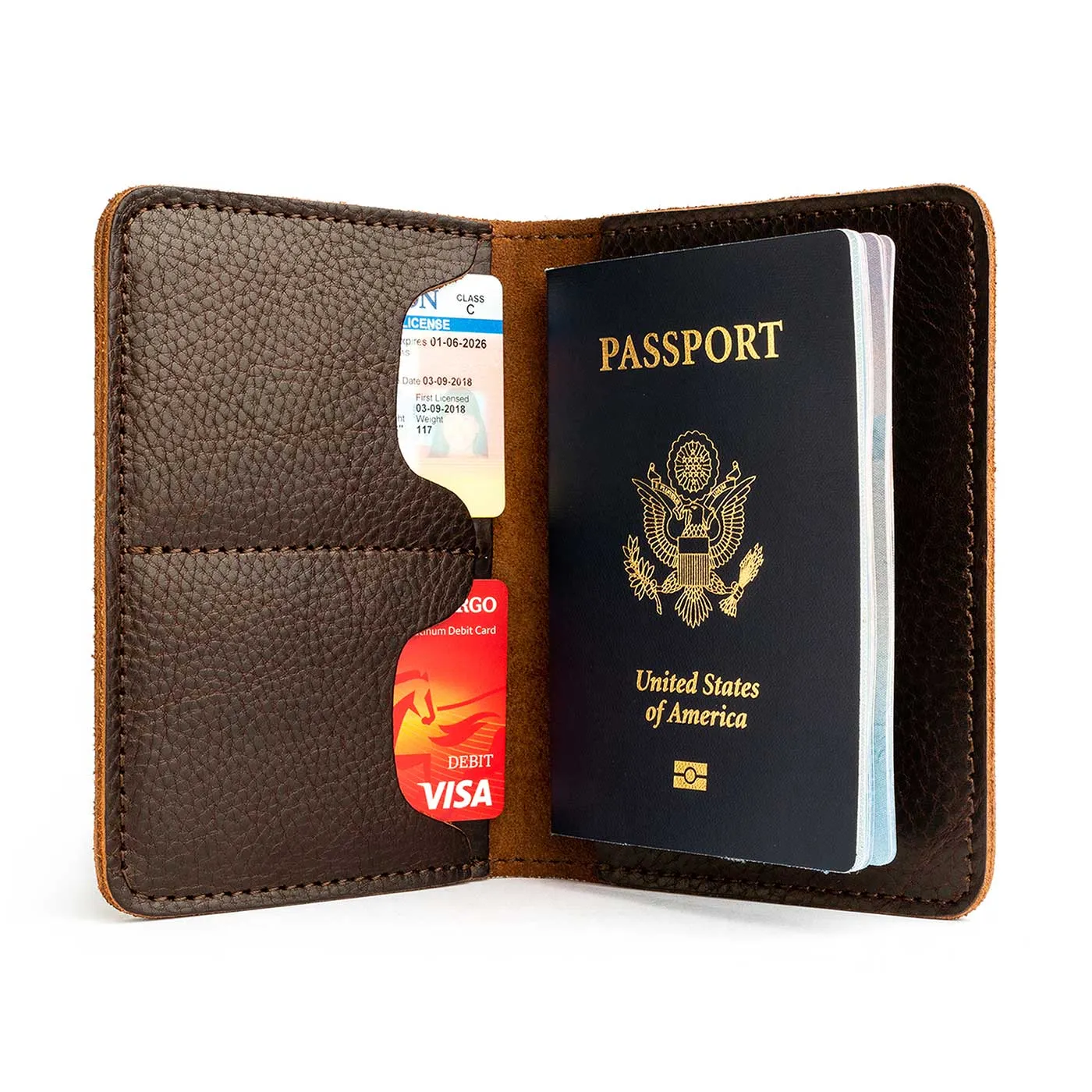 Leather Modern Passport Holder