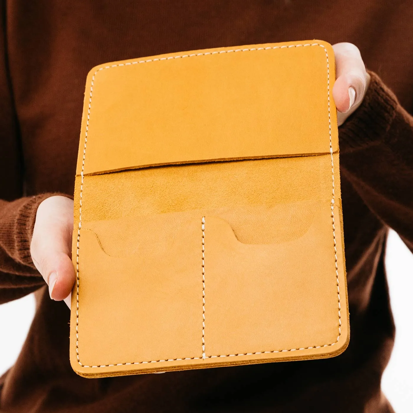 Leather Modern Passport Holder