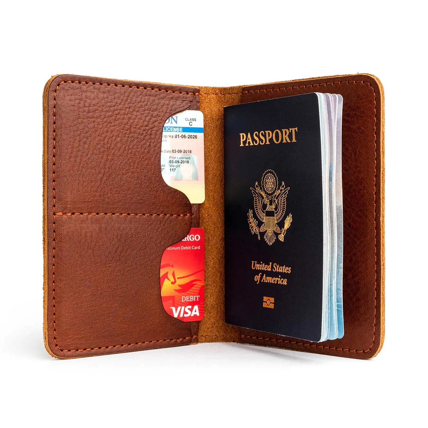 Leather Modern Passport Holder