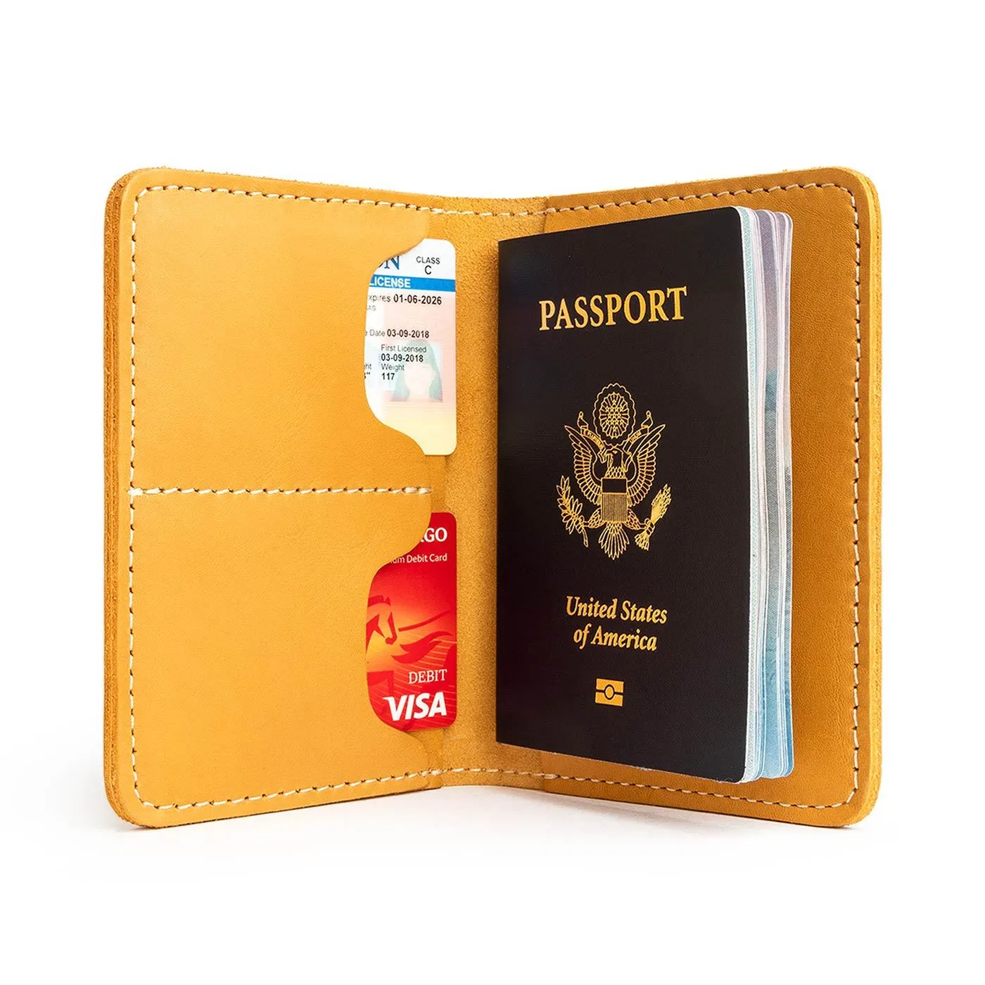 Leather Modern Passport Holder