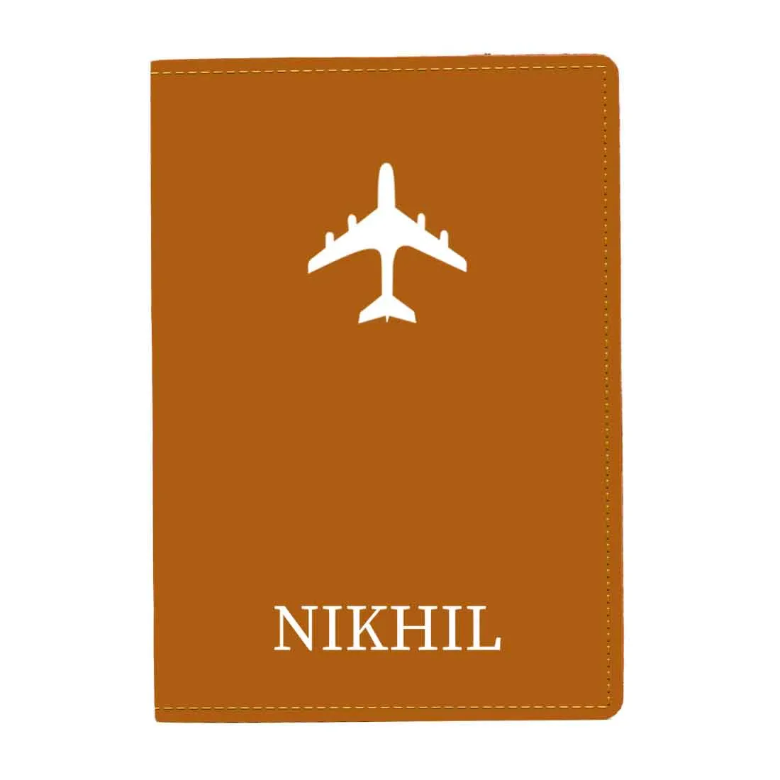 Leather Passport Holder Personalized with Name Cover for Passports - ADD NAME