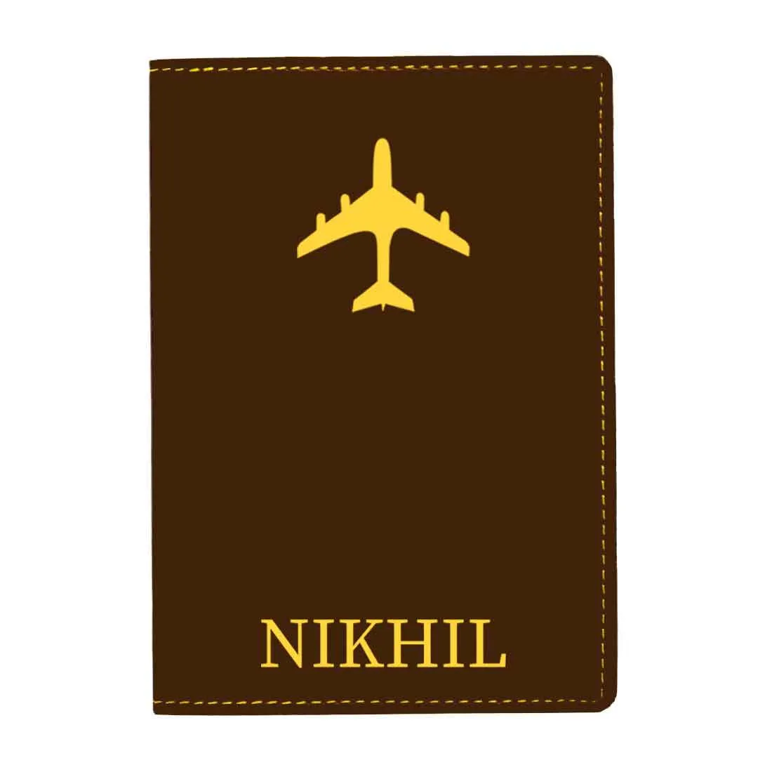 Leather Passport Holder Personalized with Name Cover for Passports - ADD NAME