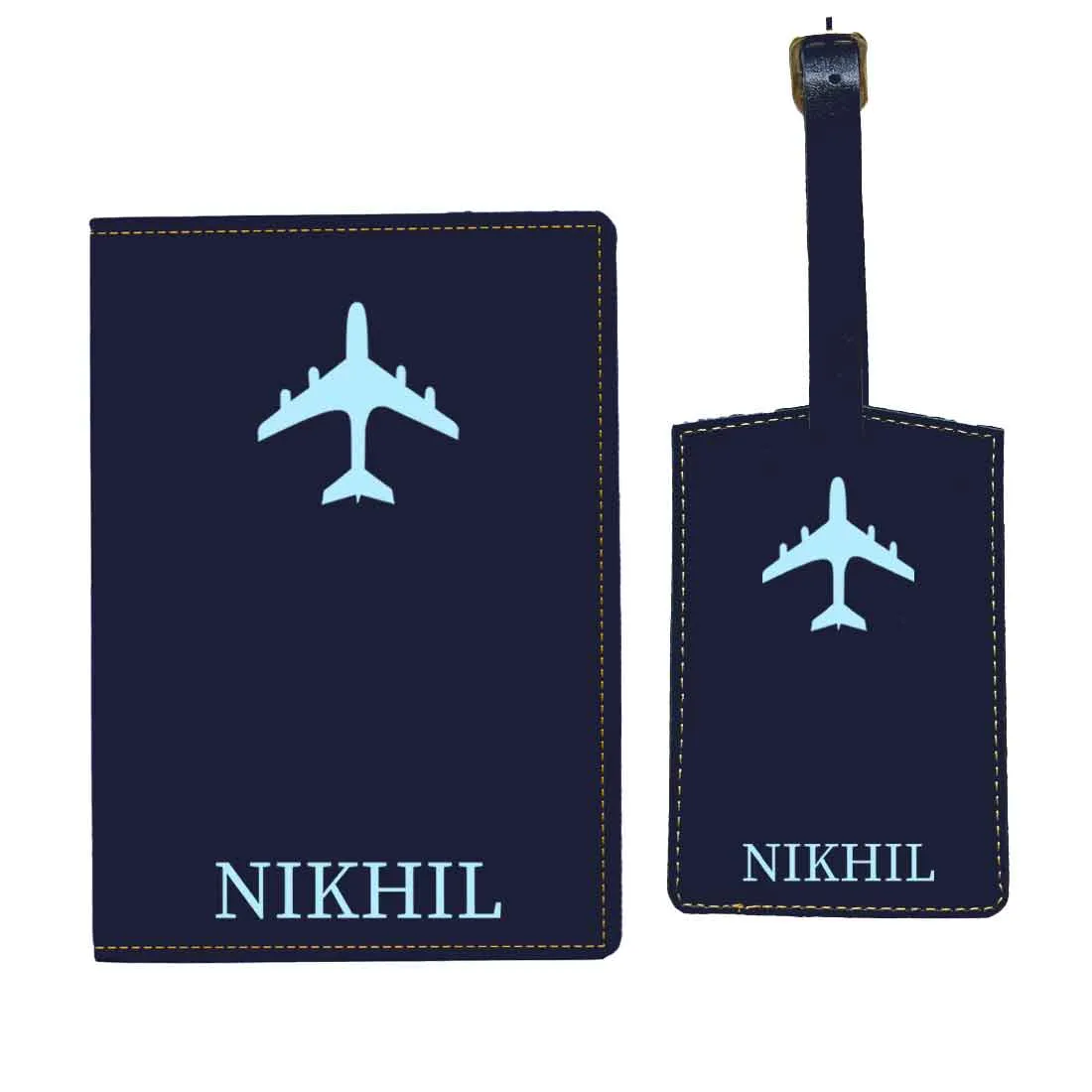 Leather Passport Holder Personalized with Name Cover for Passports - ADD NAME