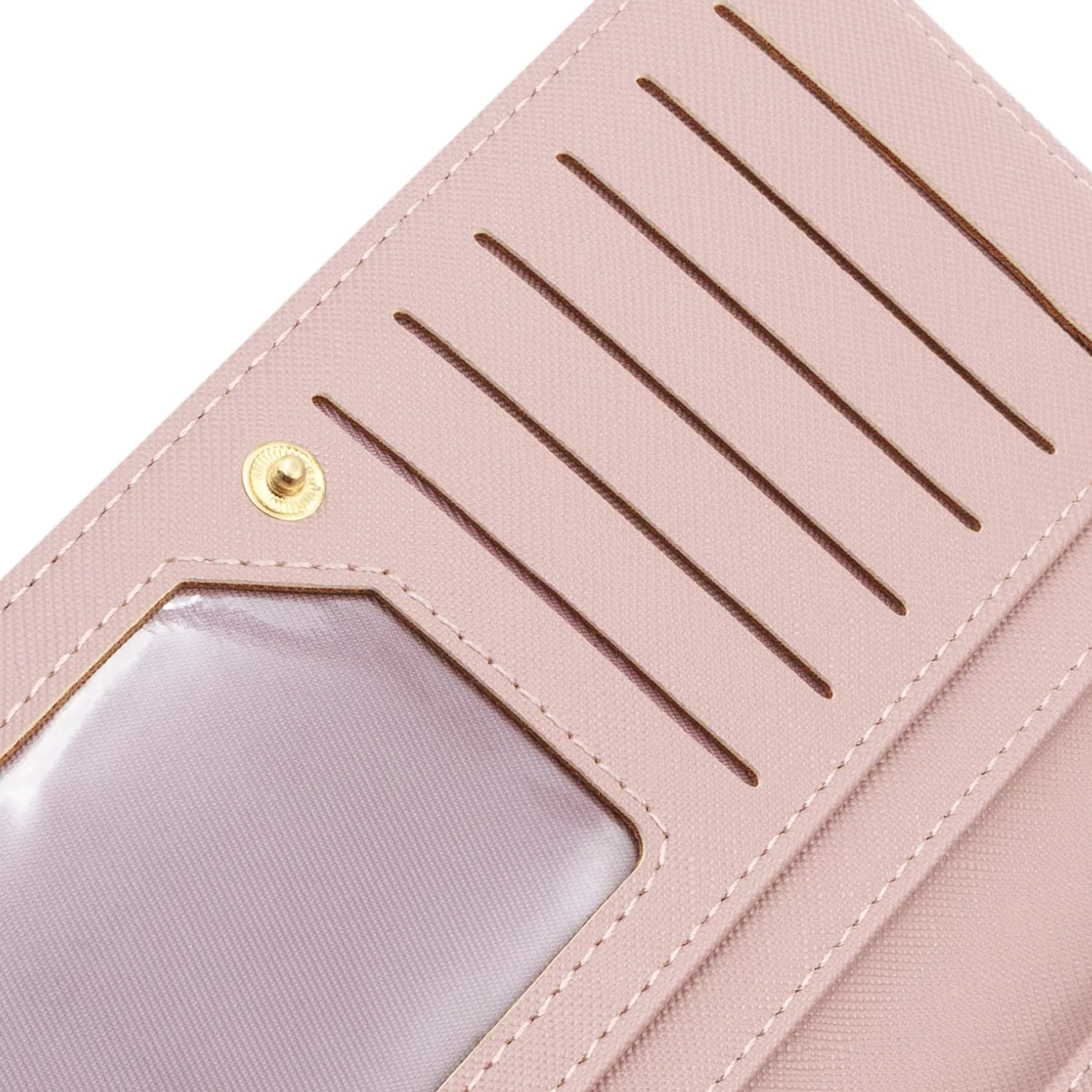 Leather Wallet for Women, Coin Purse Tan Beige