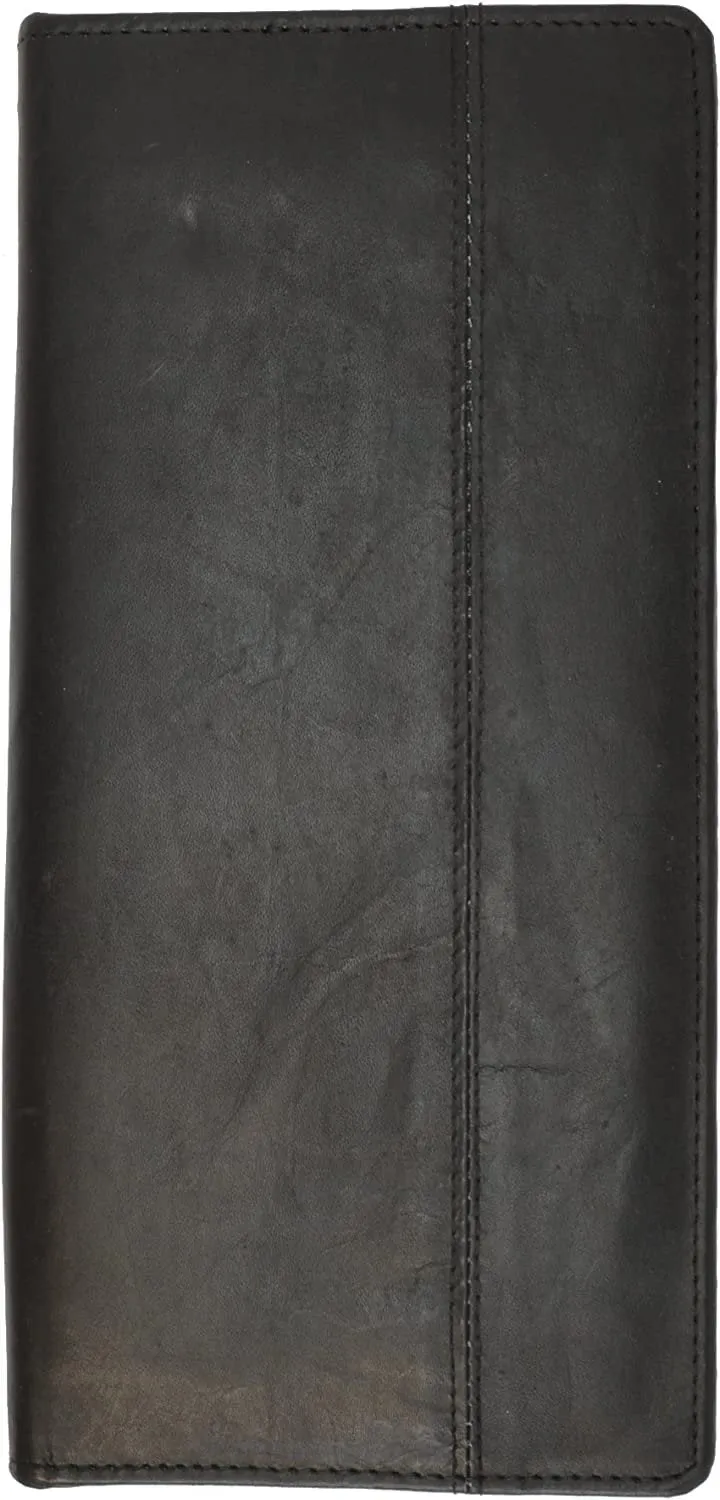 Leather Zipper Travel Credit Card Passport Wallet