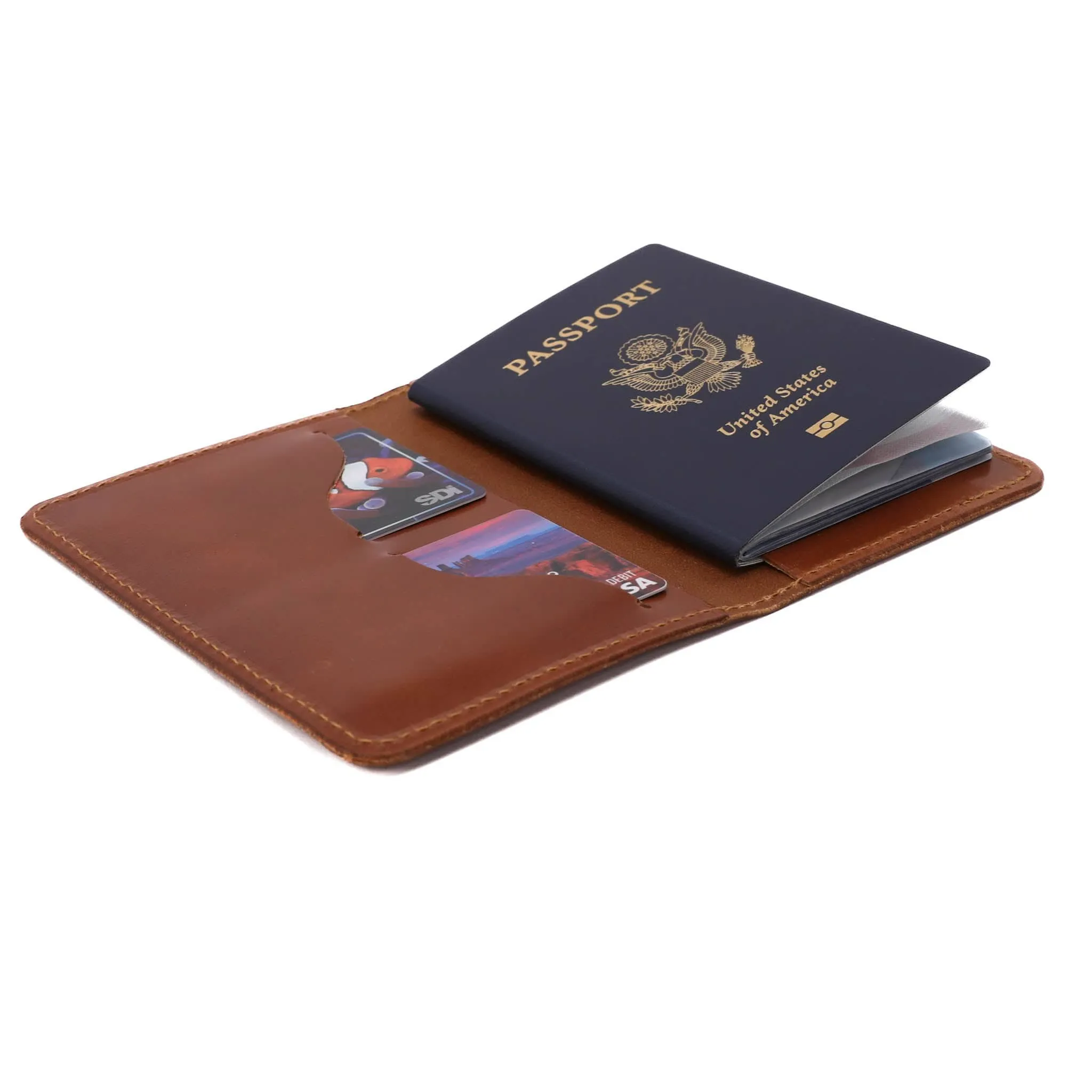 Lifetime Leather Co Men's Leather Passport Cover