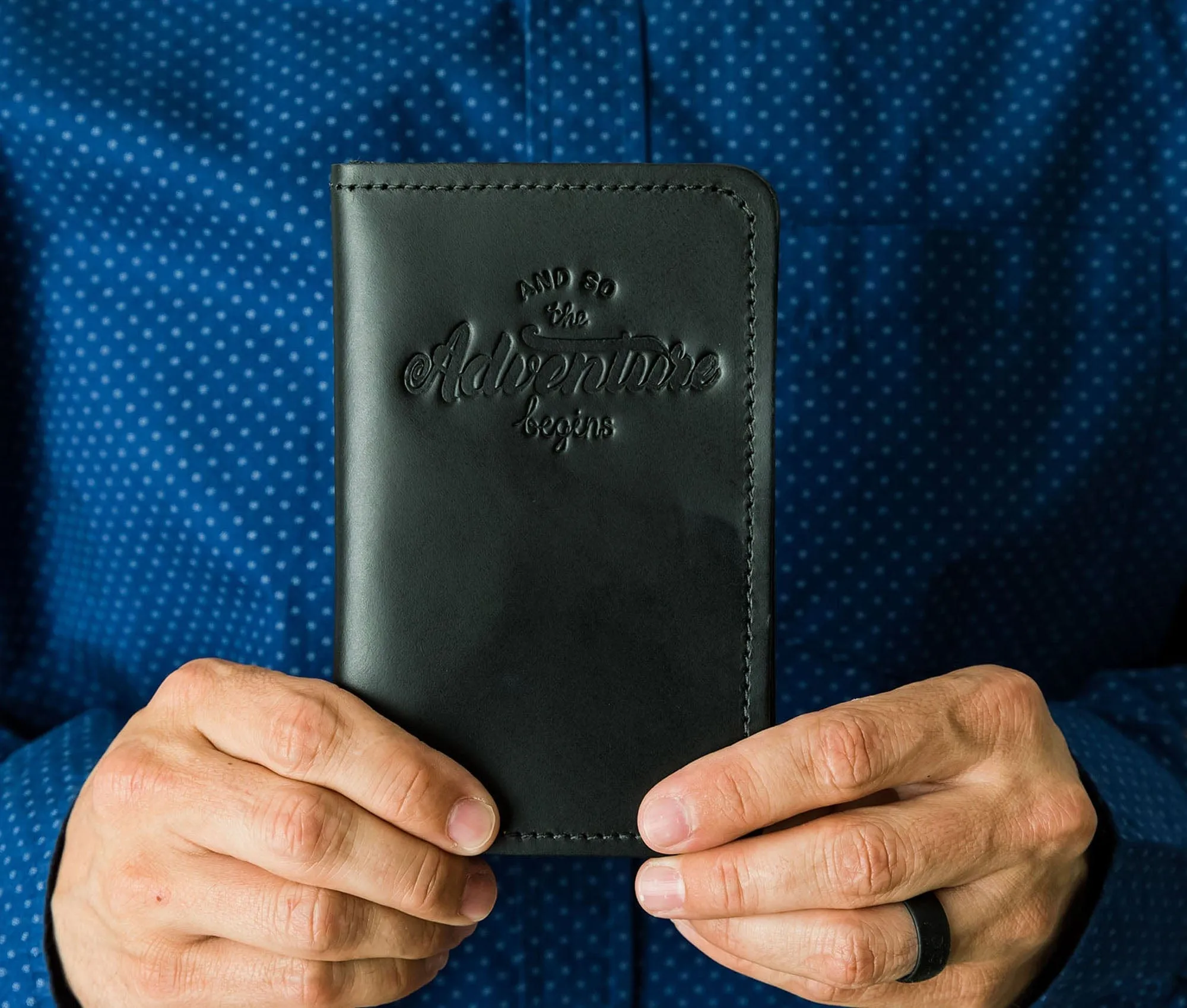 Lifetime Leather Co Men's Leather Passport Cover