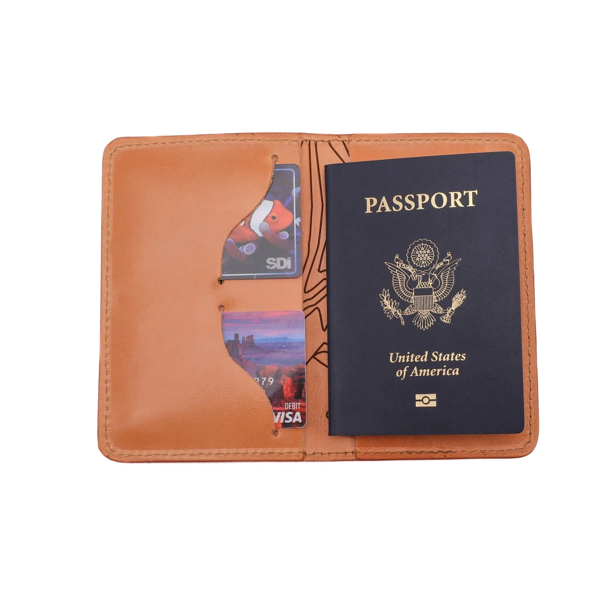 Lifetime Leather Co Men's Leather Passport Cover