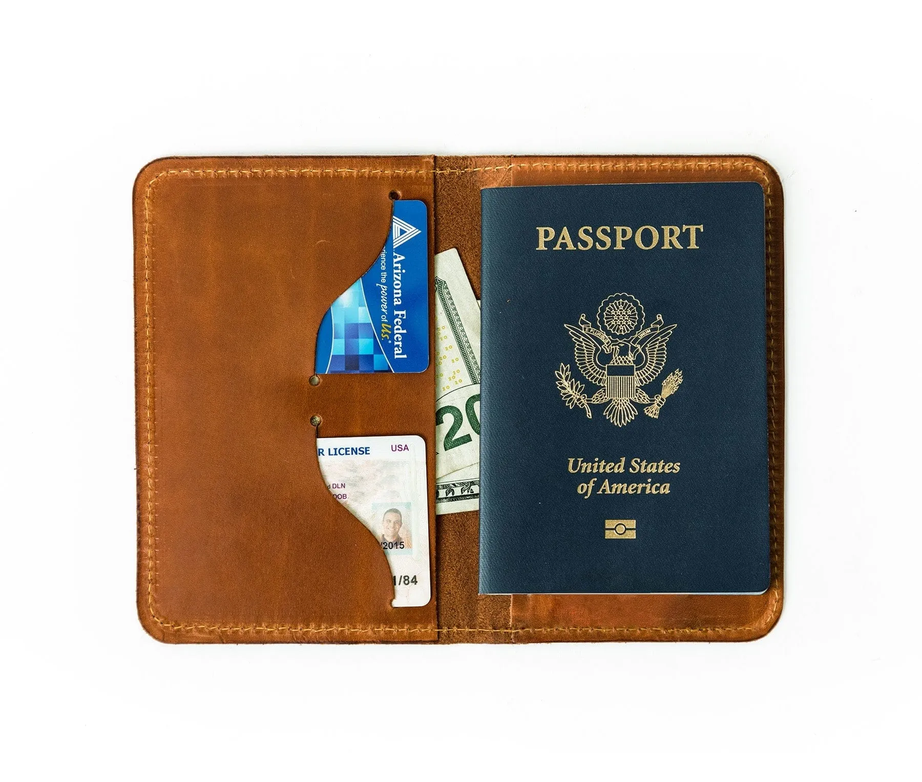 Lifetime Leather Co Men's Leather Passport Cover