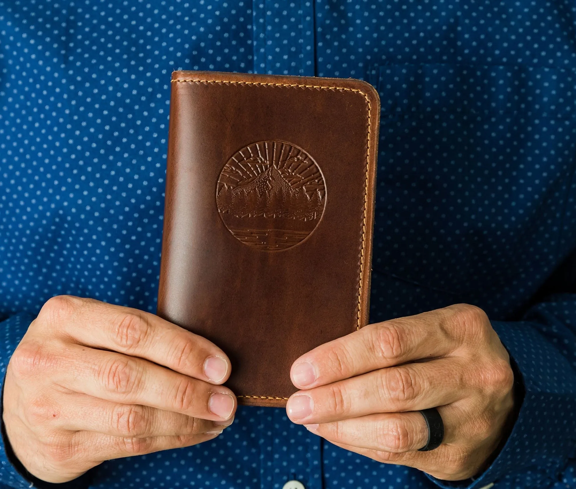 Lifetime Leather Co Men's Leather Passport Cover